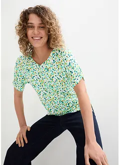 Jerseyshirt aus Viskose-Leinen-Mix, bonprix