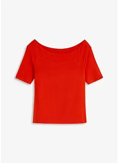 Carmenshirt in Viskose-Mix, bonprix