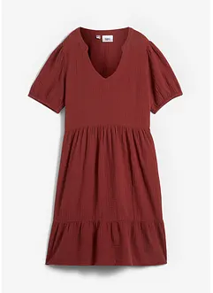 Oversized-Kleid aus Baumwoll-Musselin, bonprix