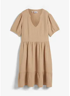 Oversized-Kleid aus Baumwoll-Musselin, bonprix