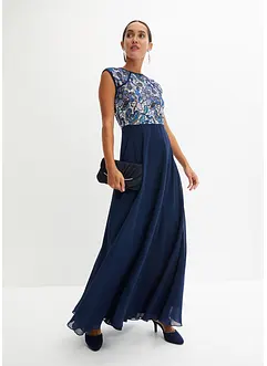 Robe longue à dentelle, bonprix