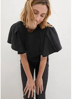 Shirt mit Cape-Sleeves, bonprix
