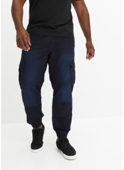 Regular Fit Sweat-Jeans mit Cargotaschen, Straight, John Baner JEANSWEAR