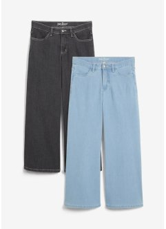 Lot de 2 jeans corsaires extensibles et confortables, John Baner JEANSWEAR