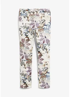 Stretch-Hose mit Blumen-Print, bonprix