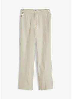 High-Waist-Hose aus Leinen-Viskose-Mix, bonprix