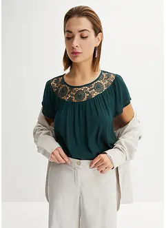 Blouse à dentelle, bonprix