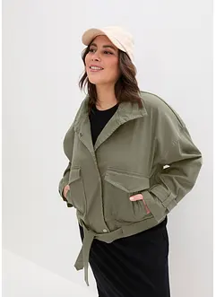 Oversized Twill-Jacke, bonprix