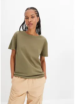 T-shirt en fine maille 100% coton, bonprix