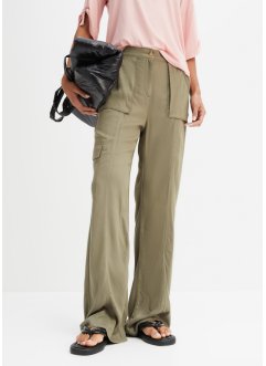 Pantalon large et fluide style cargo, bpc bonprix collection