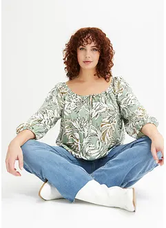 Blouse imprimée en viscose fluide, bonprix