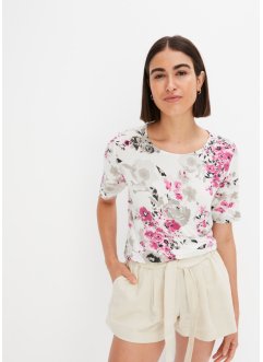 T-shirt avec imprimé floral, bpc selection