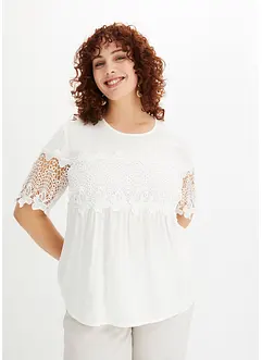 Blouse à dentelle, bonprix