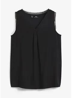 Viskose-Top mit Spitze, bonprix