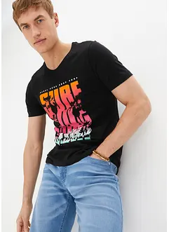 T-Shirt aus Bio Baumwolle, Slim Fit, bonprix