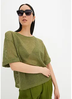 Oversize-Shirt mit Struktur, bonprix