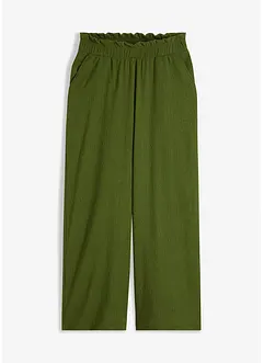 Jerseycrepe-Hose mit hohem Bund, bonprix