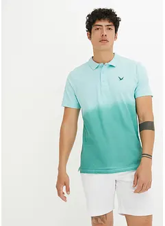 Poloshirt, Kurzarm aus Bio Baumwolle mit Farbverlauf, bonprix