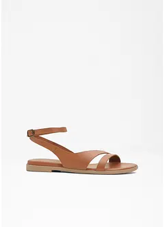 Sandales en cuir, bonprix