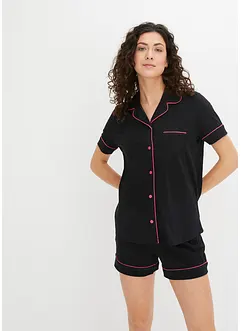 Pyjashort avec chemise boutonnée, bonprix