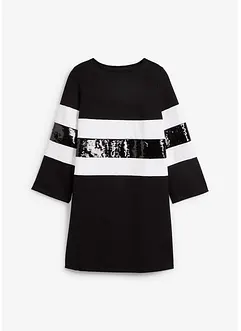 Puntokleid mit Pailletten, bonprix