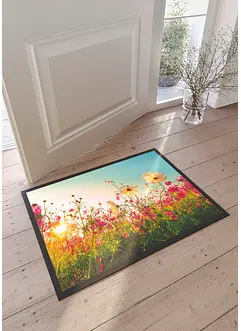 Tapis de protection avec pré fleuri, bonprix