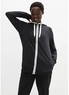 Veste sweat extensible en coton, bonprix