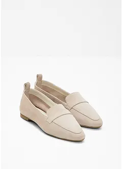 Mocassins en cuir, bonprix