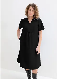 Robe-tunique à poches en lin et coton, bonprix