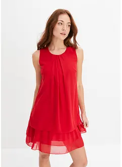 Robe en chiffon en polyester recyclé, bonprix