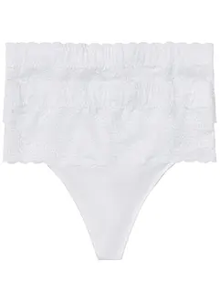 Lot de 2 strings sculptants, maintien modéré, bonprix