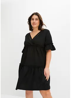 Robe à broderie ajourée, bonprix