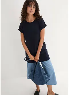 T-shirt long boxy à manches courtes, bonprix