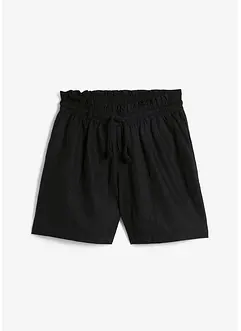 Leinen-Paperbag-Shorts, bonprix