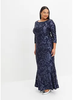 Robe à sequins avec découpe dos, bonprix