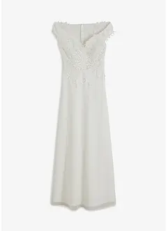 Carmen-Brautkleid mit Spitze, bonprix