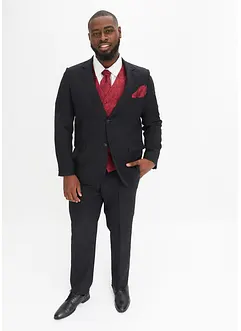 Hochzeitsanzug mit Weste und Krawatte (5-tlg.Set), Slim Fit, bonprix