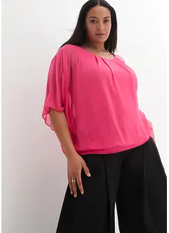 Chiffonbluse mit Untertop, bonprix