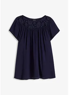 Bluse mit Spitze, bonprix
