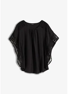 Bluse mit Spitzendetails, bonprix