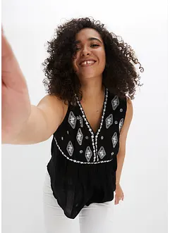 Blouse sans manches en viscose, bonprix