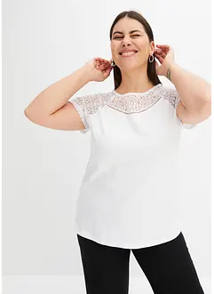 Shirt mit Spitze, bonprix