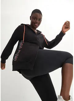 Kapuzen-Sweatjacke aus reiner Baumwolle, bonprix