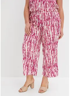 Pantalon taille extensible imprimé, bonprix