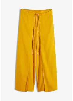 Palazzo-Hose aus luftigem Leinen-Mix, bonprix