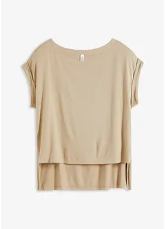 Oversize-Shirt aus fließender Viskose, bonprix