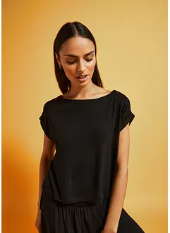 Oversize-Shirt aus fließender Viskose, bonprix