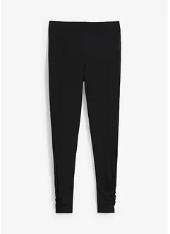 Baumwoll-Leggings mit breitem Bequembund und Raffungsdetail, bonprix