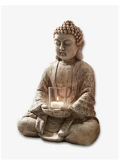 Deko-Figur Buddha mit Teelichthalter, bonprix