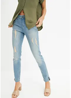 Jean stretch avec zip, bonprix